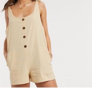 ASOS button front playsuit